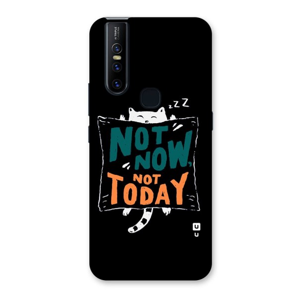 Lazy Cat Not Today Back Case for Vivo V15