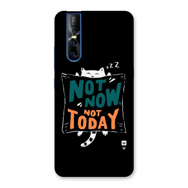 Lazy Cat Not Today Back Case for Vivo V15 Pro