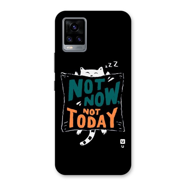 Lazy Cat Not Today Back Case for Vivo V20