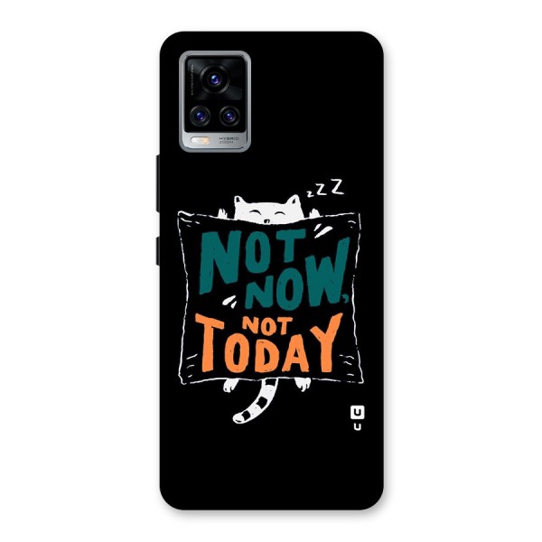 Lazy Cat Not Today Back Case for Vivo V20 Pro