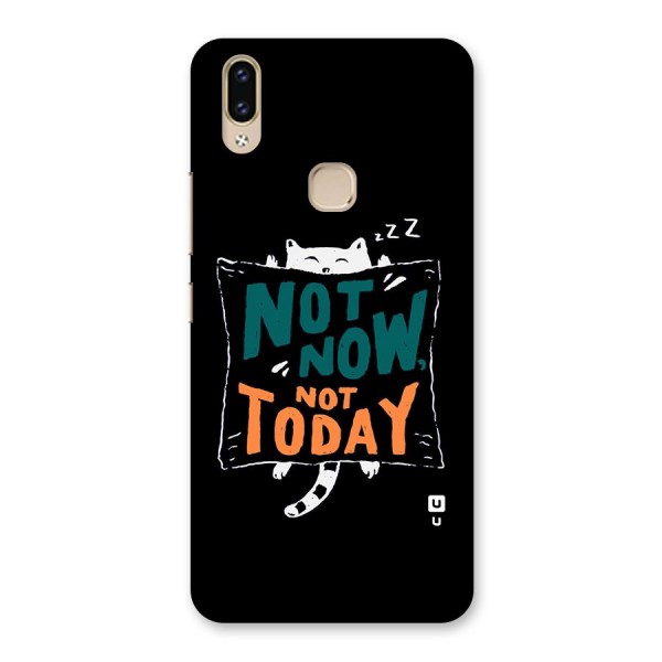 Lazy Cat Not Today Back Case for Vivo V9