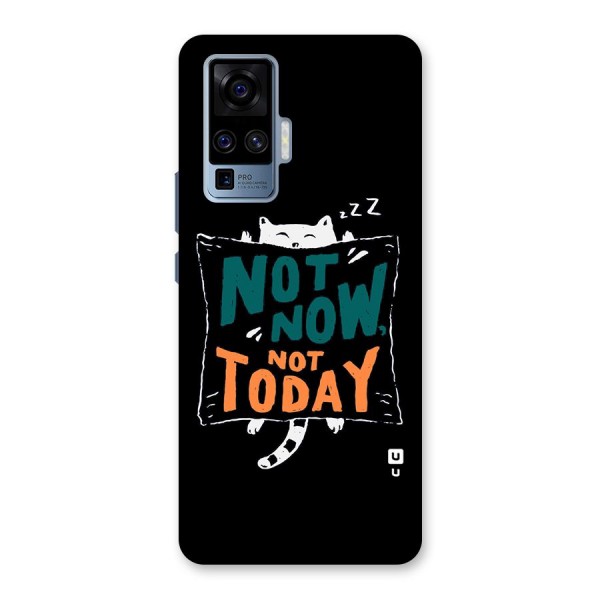 Lazy Cat Not Today Back Case for Vivo X50 Pro