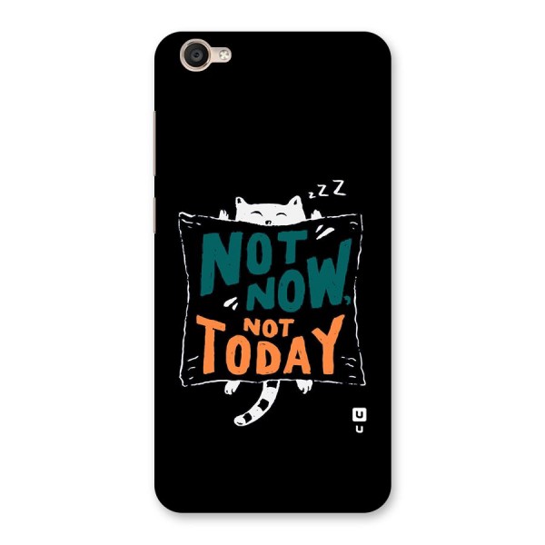 Lazy Cat Not Today Back Case for Vivo Y55