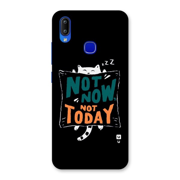 Lazy Cat Not Today Back Case for Vivo Y91