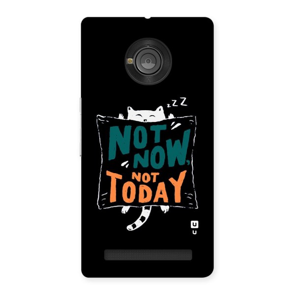 Lazy Cat Not Today Back Case for Yu Yuphoria