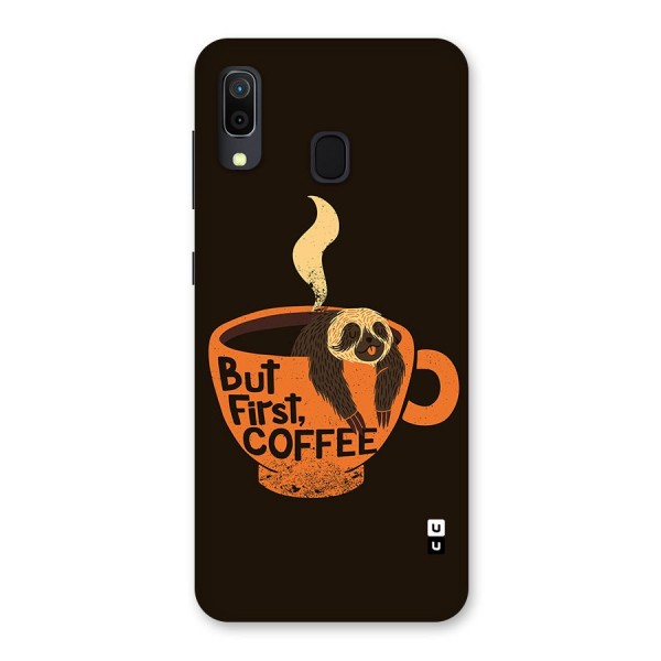 Lazy Coffee Back Case for Galaxy A20