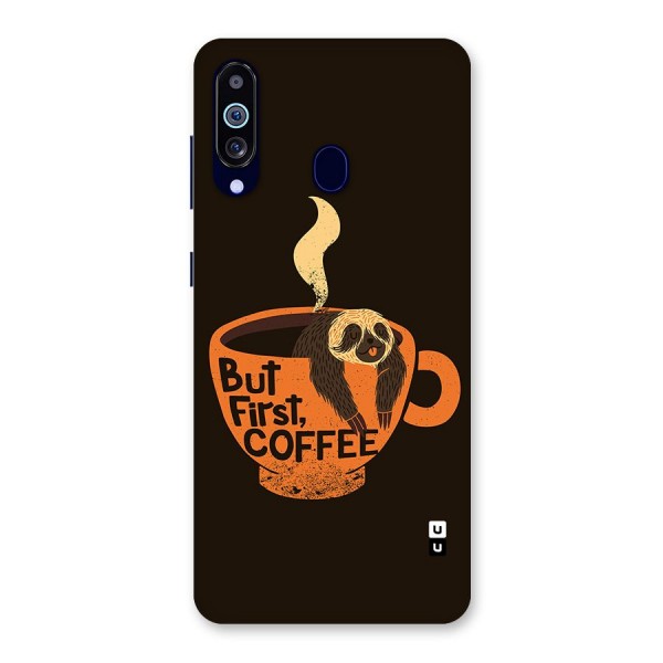 Lazy Coffee Back Case for Galaxy A60