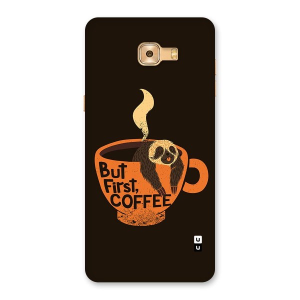 Lazy Coffee Back Case for Galaxy C9 Pro