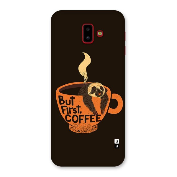 Lazy Coffee Back Case for Galaxy J6 Plus