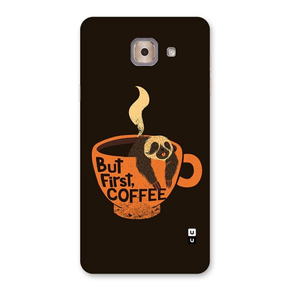 Lazy Coffee Back Case for Galaxy J7 Max