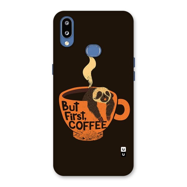 Lazy Coffee Back Case for Galaxy M01s