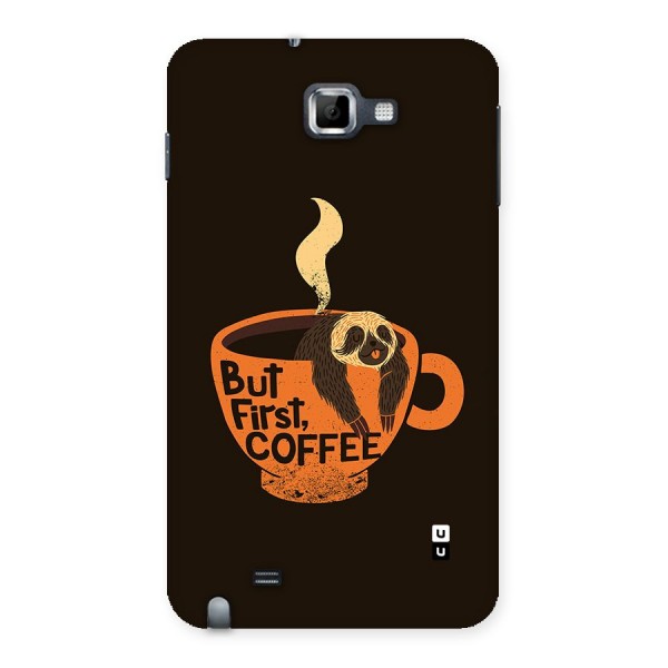 Lazy Coffee Back Case for Galaxy Note