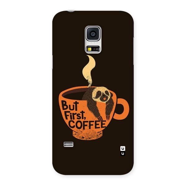 Lazy Coffee Back Case for Galaxy S5 Mini