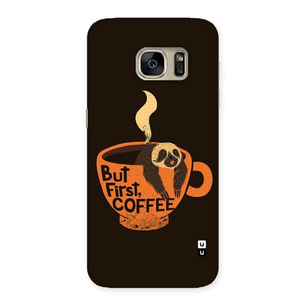 Lazy Coffee Back Case for Galaxy S7