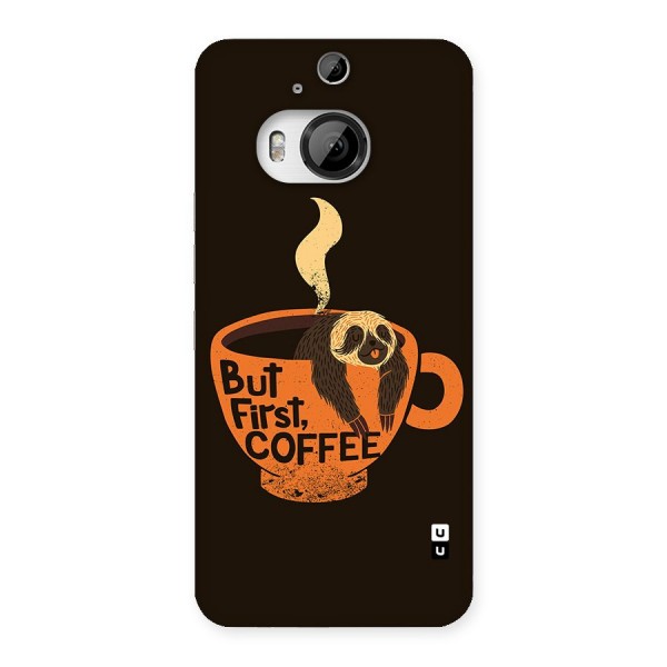 Lazy Coffee Back Case for HTC One M9 Plus