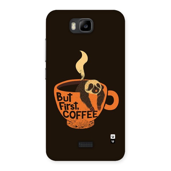 Lazy Coffee Back Case for Honor Bee