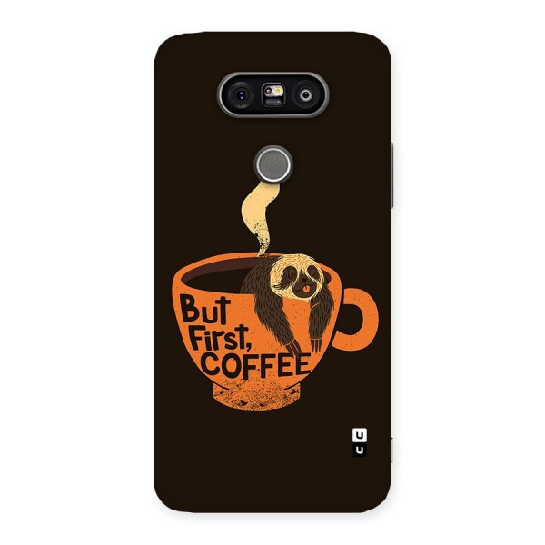 Lazy Coffee Back Case for LG G5