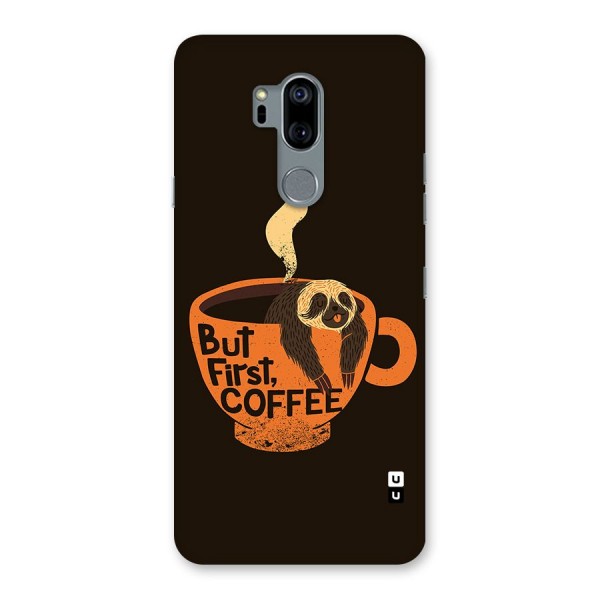 Lazy Coffee Back Case for LG G7