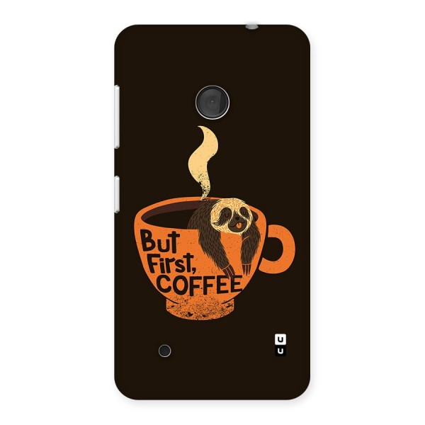 Lazy Coffee Back Case for Lumia 530