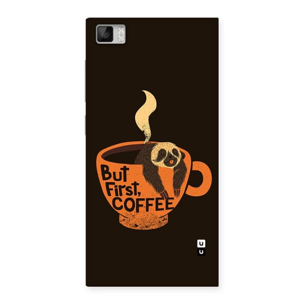 Lazy Coffee Back Case for Mi3