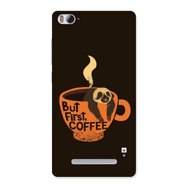 Lazy Coffee Back Case for Mi4i