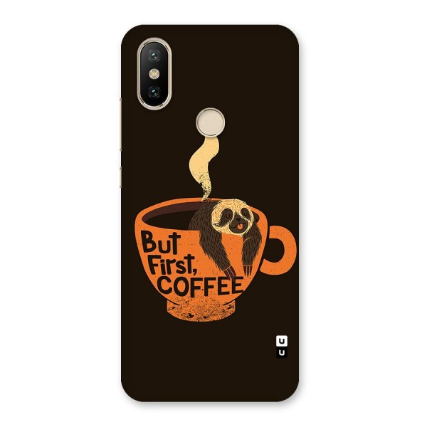 Lazy Coffee Back Case for Mi A2