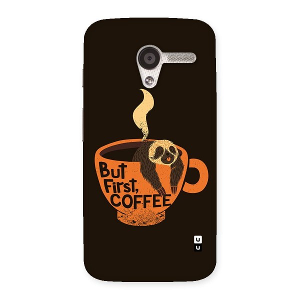 Lazy Coffee Back Case for Moto X
