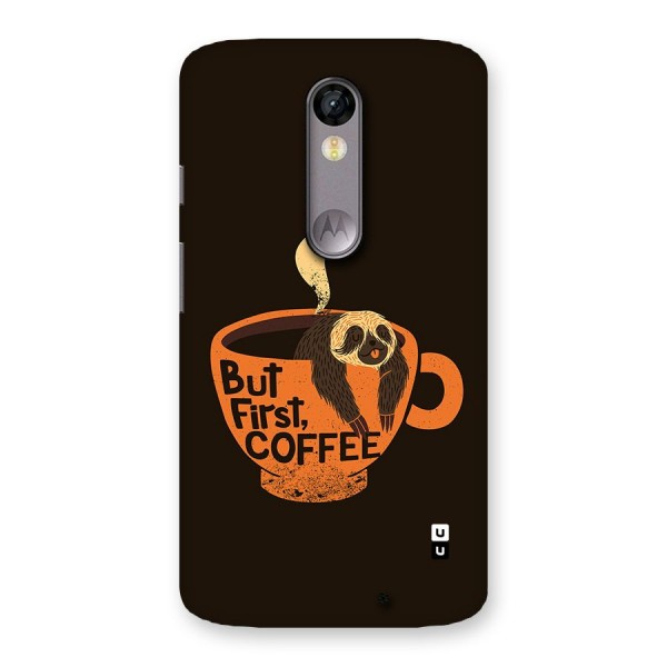 Lazy Coffee Back Case for Moto X Force