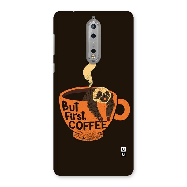 Lazy Coffee Back Case for Nokia 8