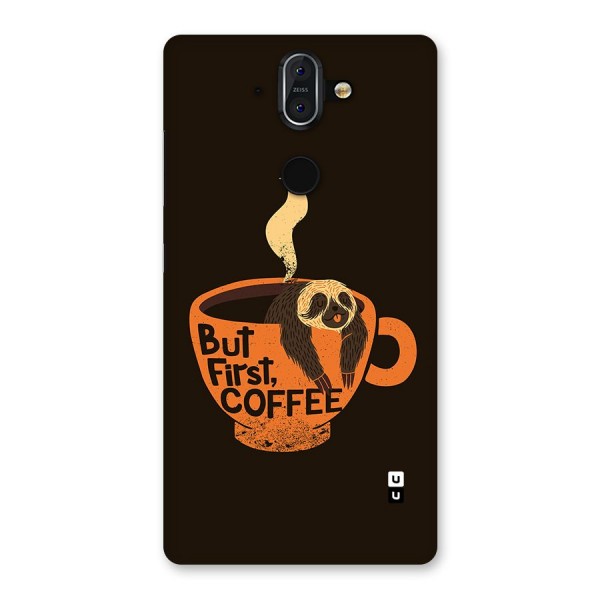 Lazy Coffee Back Case for Nokia 8 Sirocco