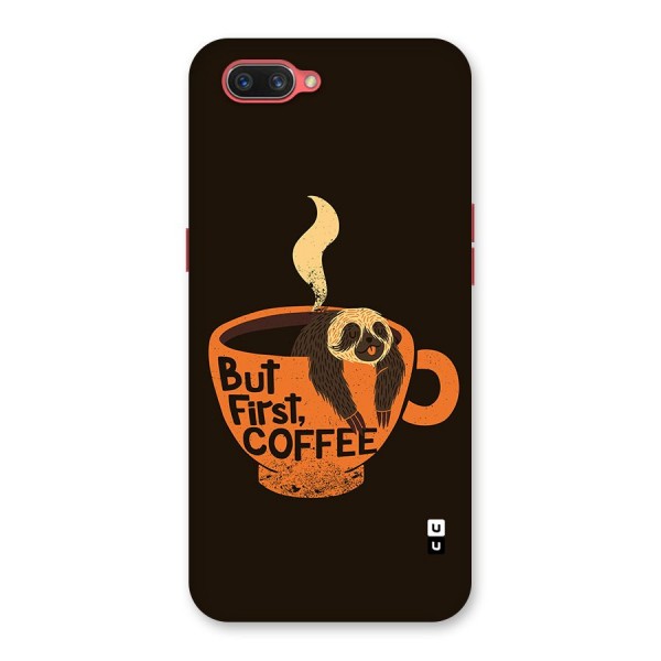 Lazy Coffee Back Case for Oppo A3s