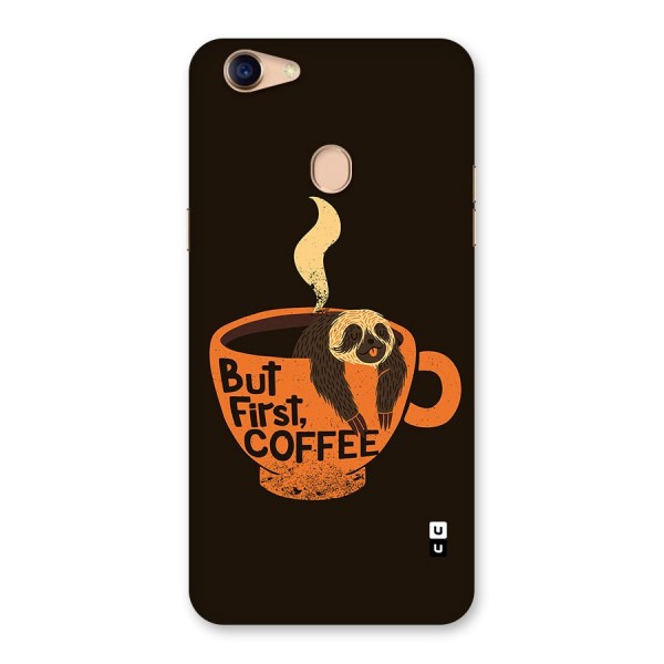 Lazy Coffee Back Case for Oppo F5