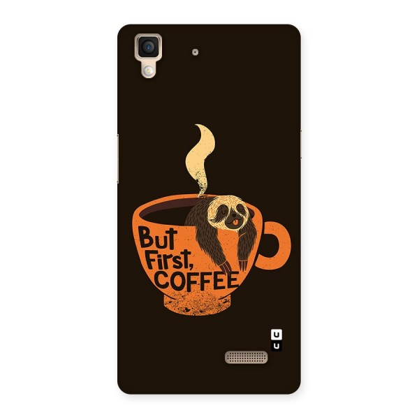 Lazy Coffee Back Case for Oppo R7