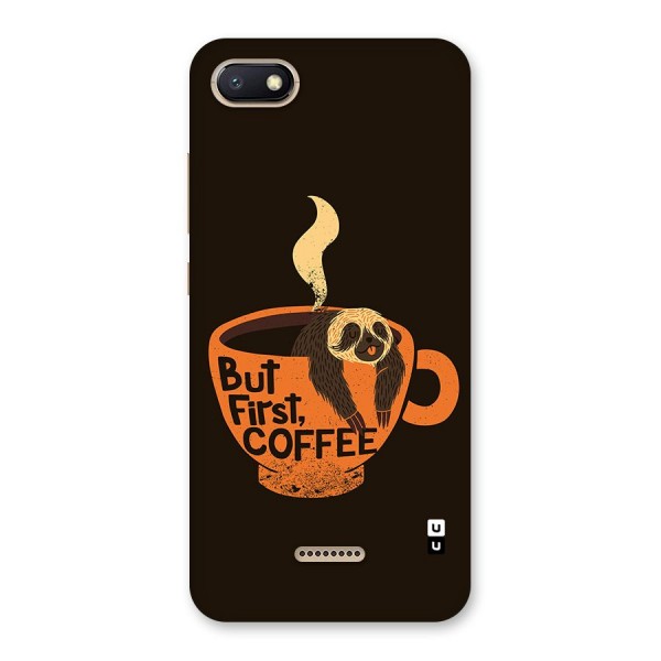 Lazy Coffee Back Case for Redmi 6A