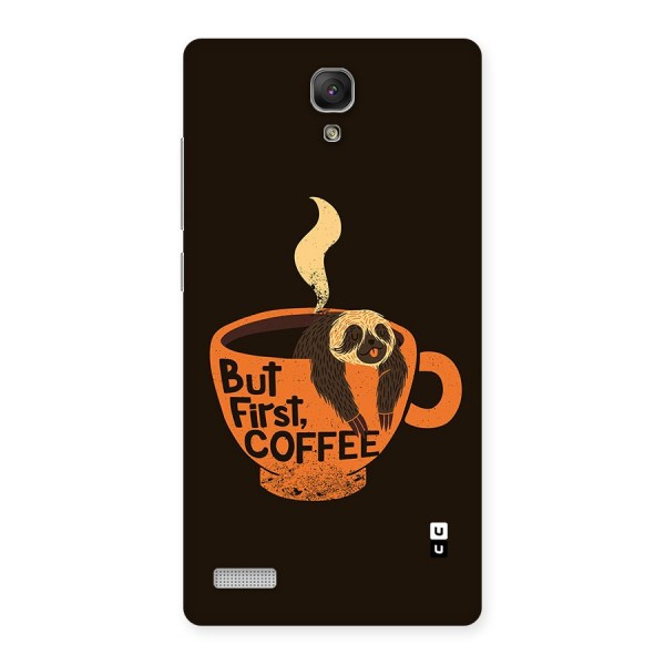 Lazy Coffee Back Case for Redmi Note