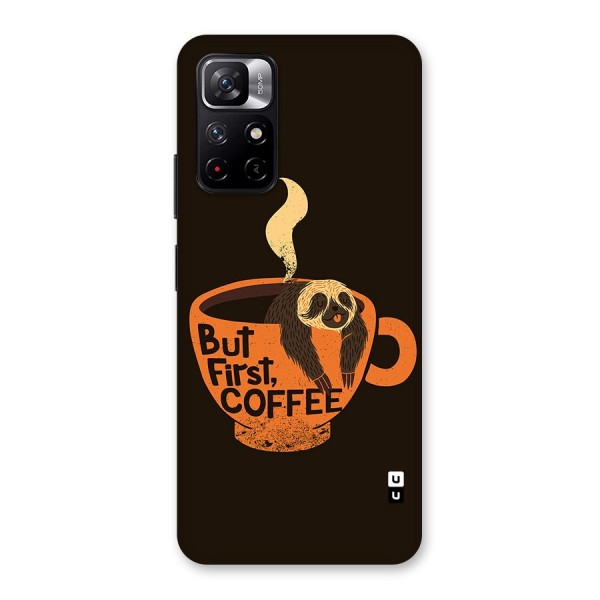 Lazy Coffee Back Case for Redmi Note 11T 5G