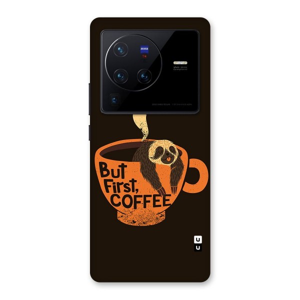 Lazy Coffee Back Case for Vivo X80 Pro