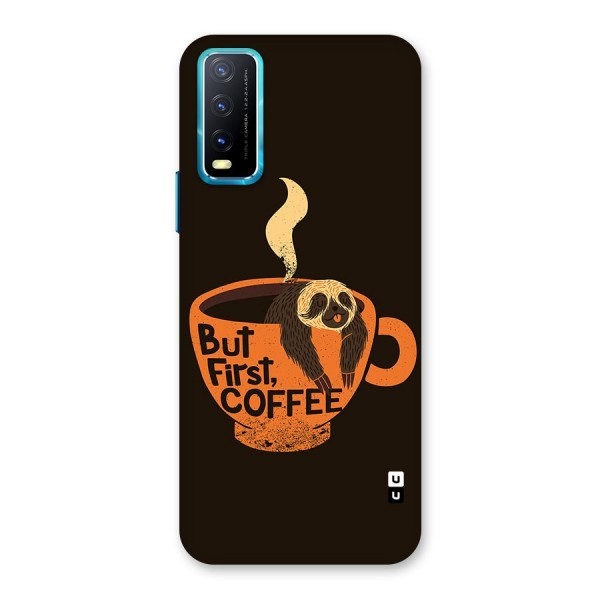 Lazy Coffee Back Case for Vivo Y12s