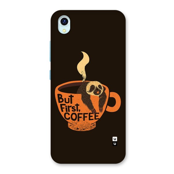 Lazy Coffee Back Case for Vivo Y1s