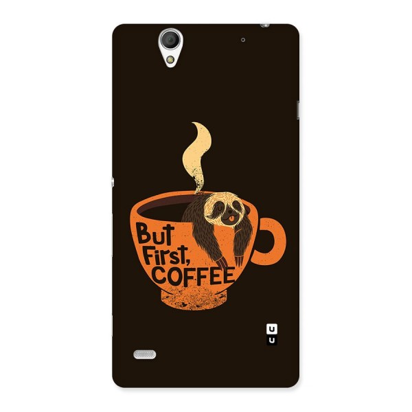 Lazy Coffee Back Case for Xperia C4