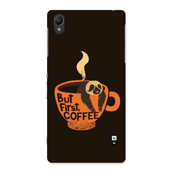 Lazy Coffee Back Case for Xperia Z2