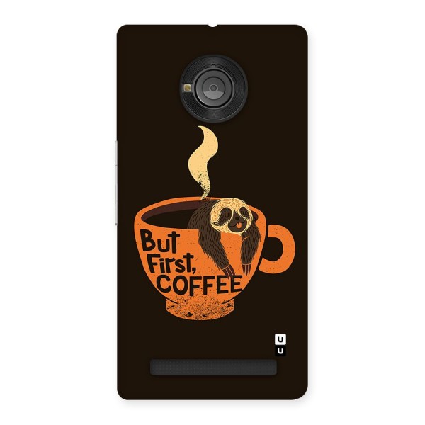 Lazy Coffee Back Case for Yuphoria