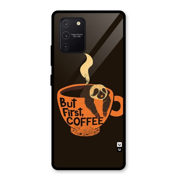 Lazy Coffee Glass Back Case for Galaxy S10 Lite