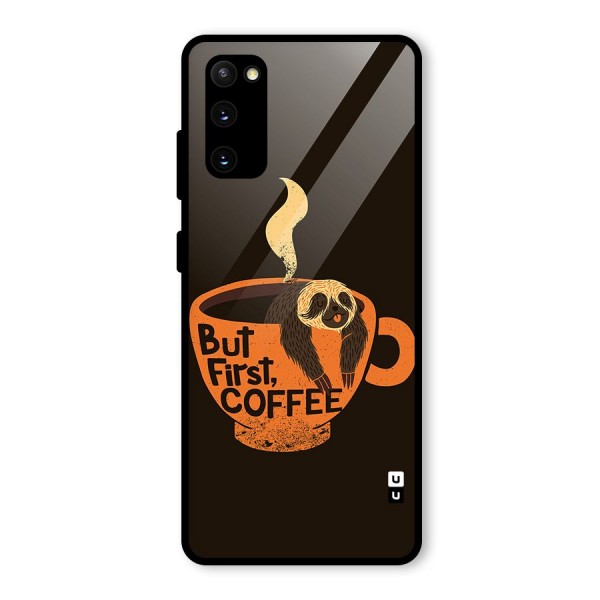 Lazy Coffee Glass Back Case for Galaxy S20 FE 5G