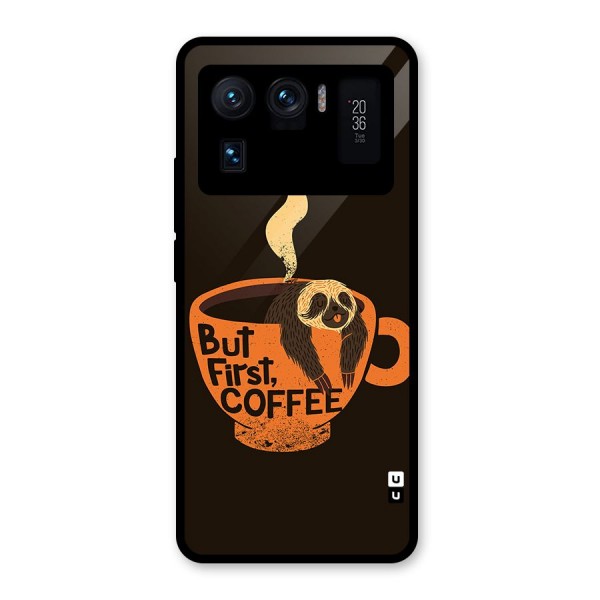 Lazy Coffee Glass Back Case for Mi 11 Ultra