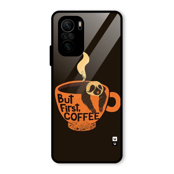 Lazy Coffee Glass Back Case for Mi 11x