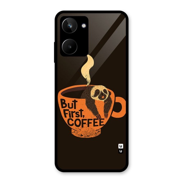 Lazy Coffee Glass Back Case for Realme 10