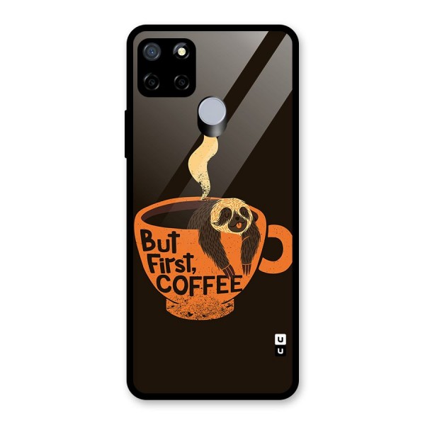 Lazy Coffee Glass Back Case for Realme Narzo 20