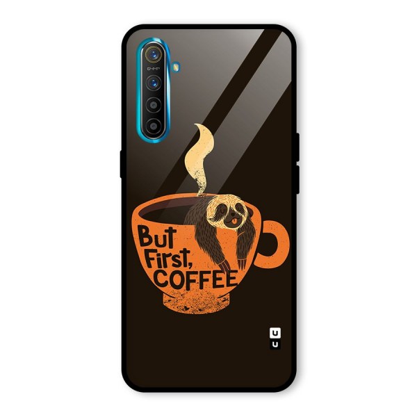 Lazy Coffee Glass Back Case for Realme XT