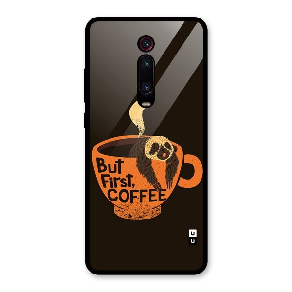 Lazy Coffee Glass Back Case for Redmi K20 Pro